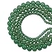 LK-CRAFTS Natural Green Aventurine Gemstone Round Loose Beads for Jewelry Making Findings/Accessories 1 Strand 15.5 inches - 8mm