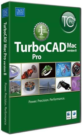 TurboCAD MAC Pro 8 Professional 2D &amp; 3D CAD Design software
