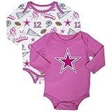Dallas Cowboys Divine Infant 2-piece Long Sleeve Creeper Set