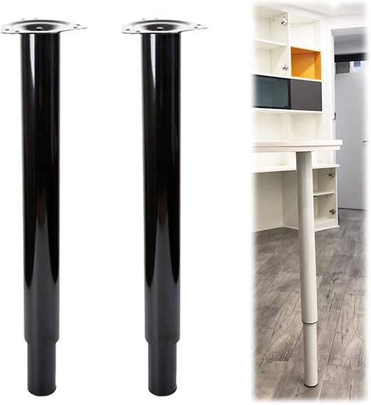 Round Feet (2 Packs) Robust Legs Table, Leg Support Stands Furniture Leg Support Column Leg