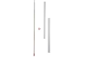 GSC International 6212 Thermometer, White Back, Total Immersion, Double Scale -20°C-110°C and 0°F-230°F