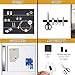 Magnetic Squares - 110 Square Adhesive Magnets with Strong 3M Backing - Each 20x20x2mm - Flexible Sticky Magnets for Crafts & DIY Projects, Hanging & Organizing Lightweight Objects