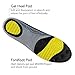 MUOU Running Shoes Insoles,Support Shoe Orthotic Inserts for Women and Men (9-10.5 Women/7-8.5 Men, green)thumb 2