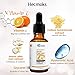 2-Pack Vitamin C Serum for Face - Organic Anti Wrinkle Reducer Formula for Face - Topical Facial Serum with Hyaluronic Acid & Vitamin E, 2 fl oz/ 60ml