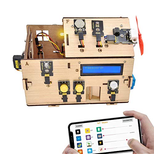 KEYESTUDIO Smart Home Starter Kit for Arduino for Uno R3, Electronics Home Automation Coding Toys, Wooden House DIY… - Image 3
