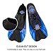 WADEO Kids Swim Fins, Swim Training Fins for Snorkeling, Short Kids Flippers Fins Suitable for Toddler, Child, Beginners