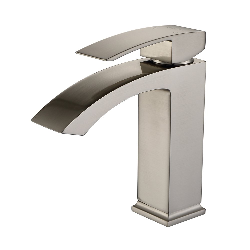 SonTiy Bathroom Sink Faucet Lead Free Solid Brass Body Single Handle