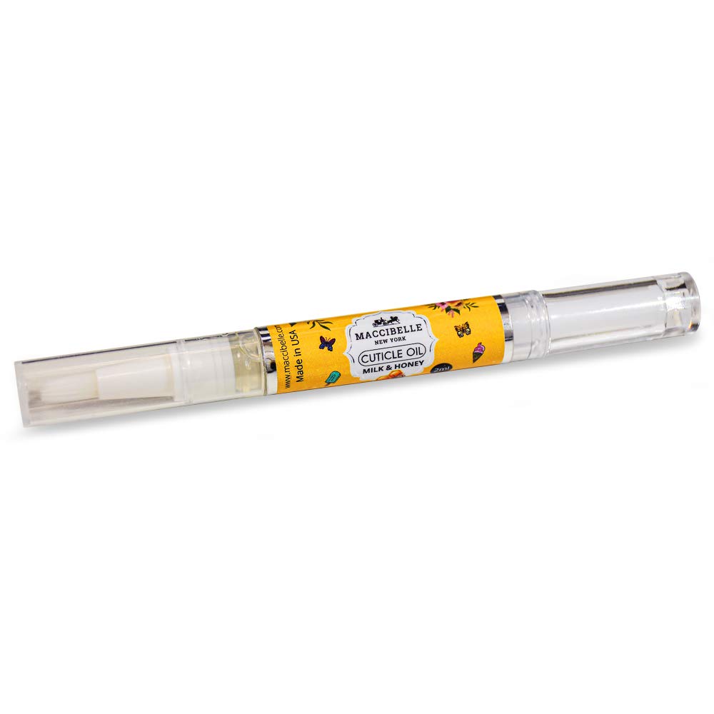 Maccibelle Milk & Honey Pure Cuticle & Nail Oil Pen 2ml Heals Dry Cracked Cuticles.: Beauty