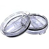 Spill Proof Lid for Yeti,JungleArrow Set of 2 Yeti 30 oz Tumbler Lid Splash Resistant with Slider Closure for Yeti Rambler and RTIC Tumblers(Tumbler Not Included)