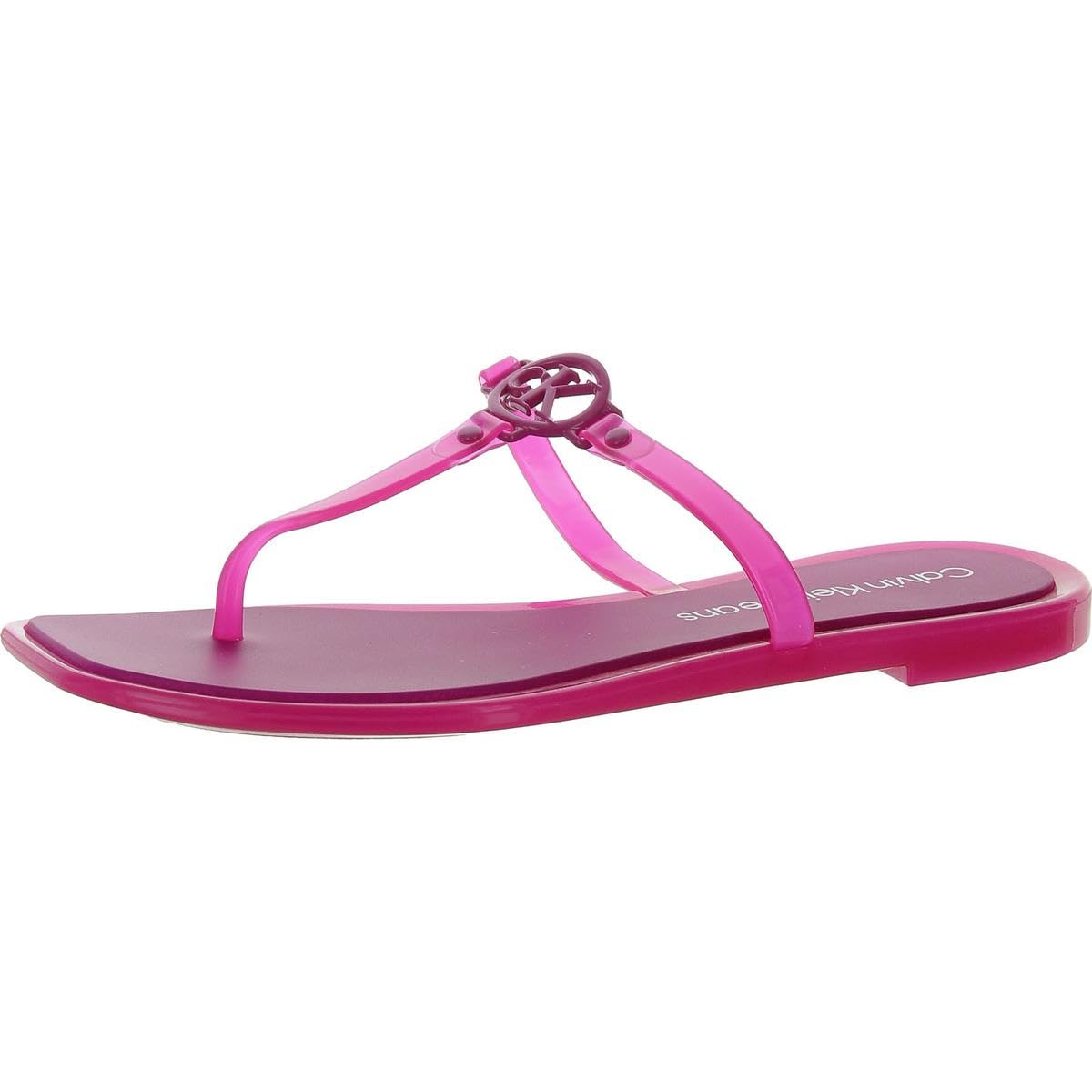 Calvin Klein Women's Edhen Sandal, Hot Pink 660, 10 Image