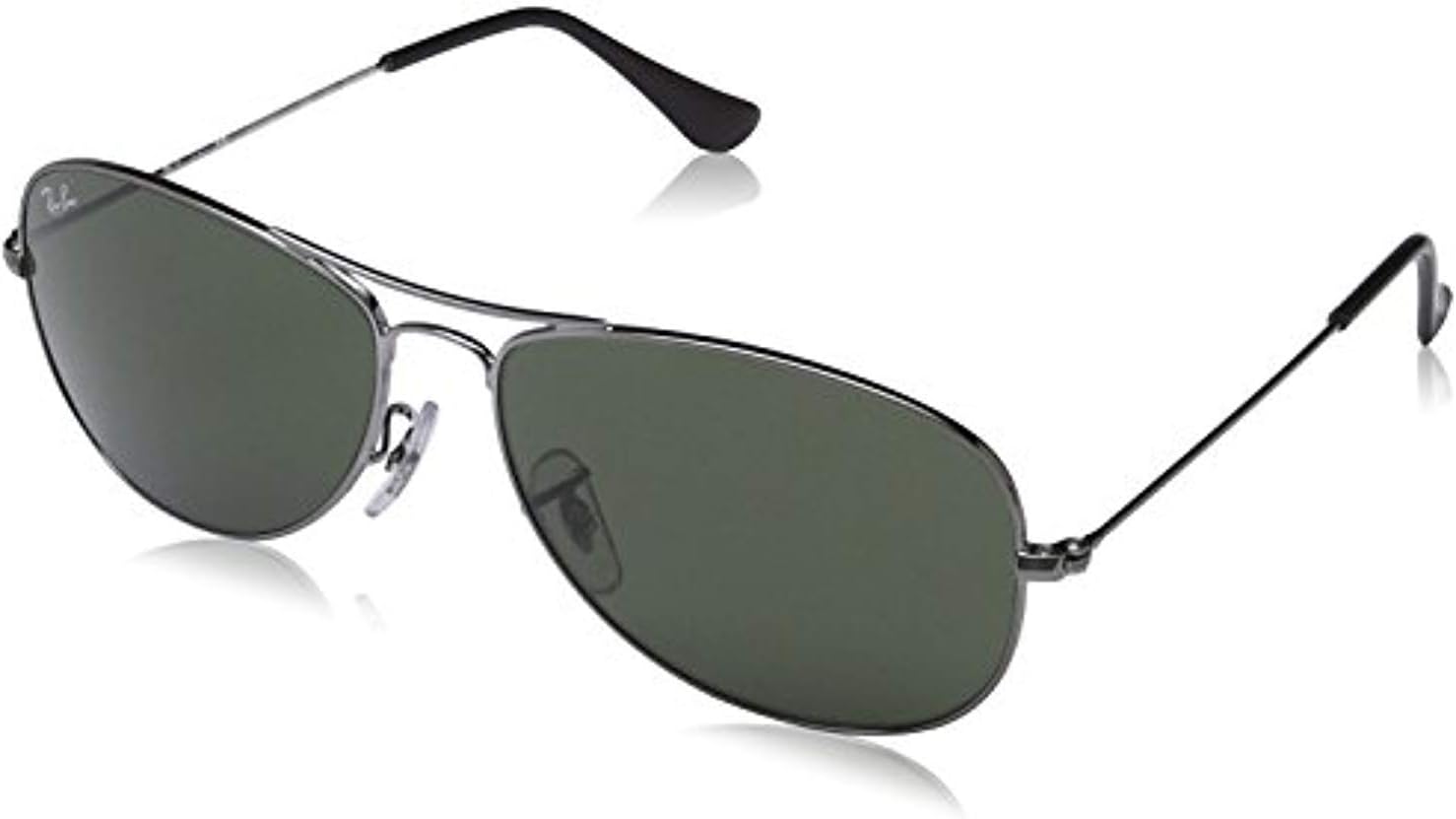 Bundle: Ray-Ban RB3362 Cockpit Gunmetal/Crystal Green (004) 59mm & Carekit