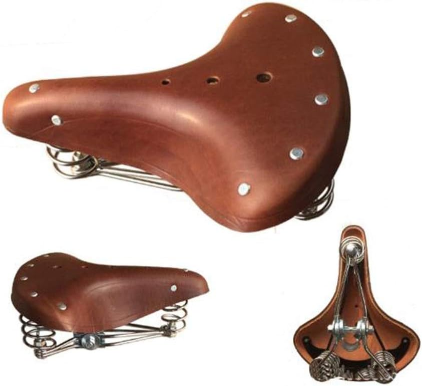 leather bicycle seat