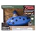 ThinkGeek Legend of Zelda Replica Electronic Ocarina of Time Triforce Music Player - Includes Ocarina of Time, Stand, and Illustrated Song Book