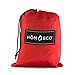HŌMECO Double and Single Camping Hammock, Lightweight Nylon Parachute Travel Hammocks (Red, Single)