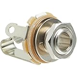 Switchcraft 11 Mono Female 1/4-Inch Jack with Nut and Washer, Nickel Finish