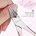 ANVAVA Nail Clipper Stainless Steel Cuticle Nipper with Nail File and Nail Cleaner Ideal for Thick & Ingrown Nails