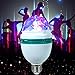 LVL LED Rotating Disco Light Bulb with E27/E26 Screw Base (Multi Changing Color,3W) Party Bulb