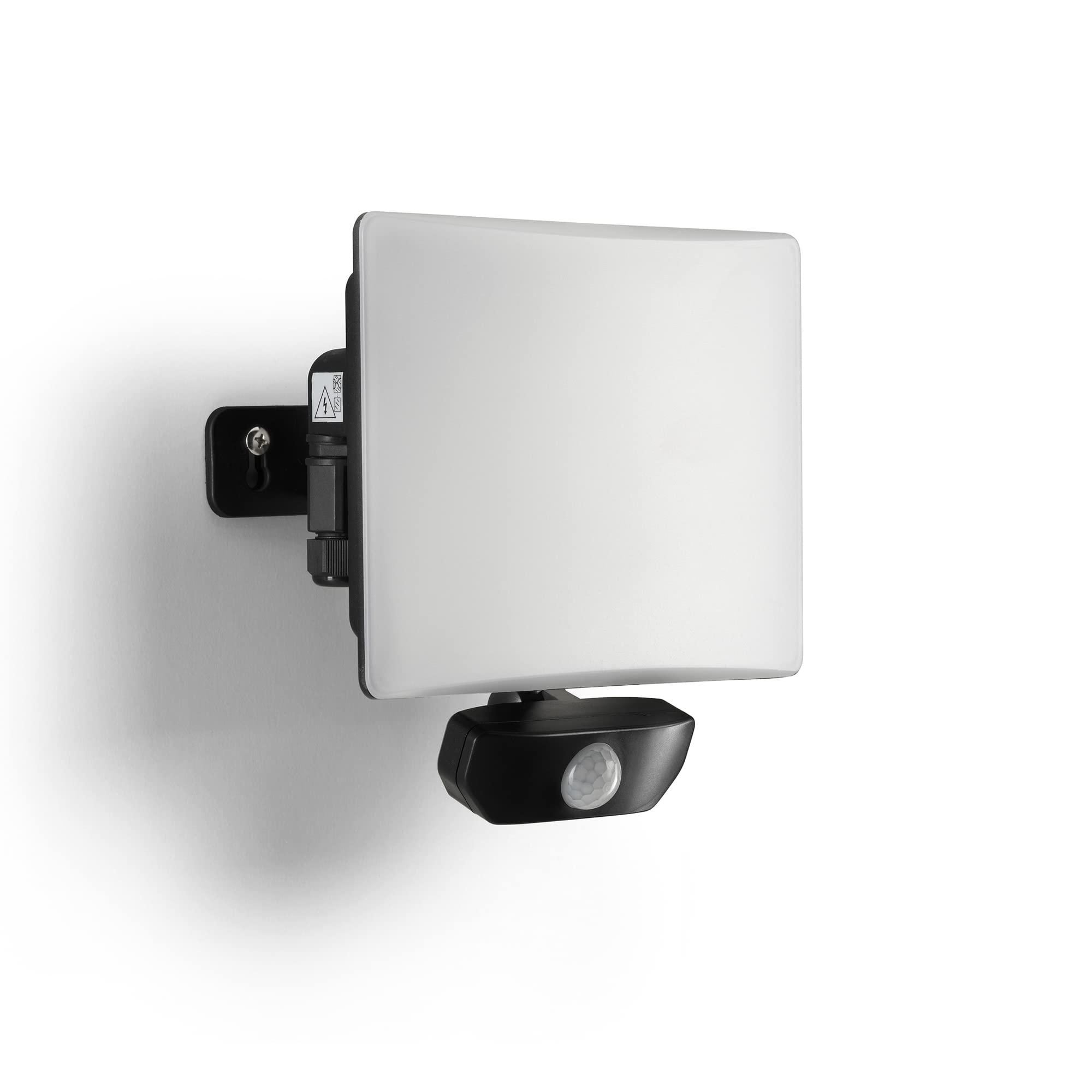 Auraglow 50W 4200lm Full Screen Slimline LED Security Motion Sensor PIR Flood Light Black Outdoor Wall Lamp