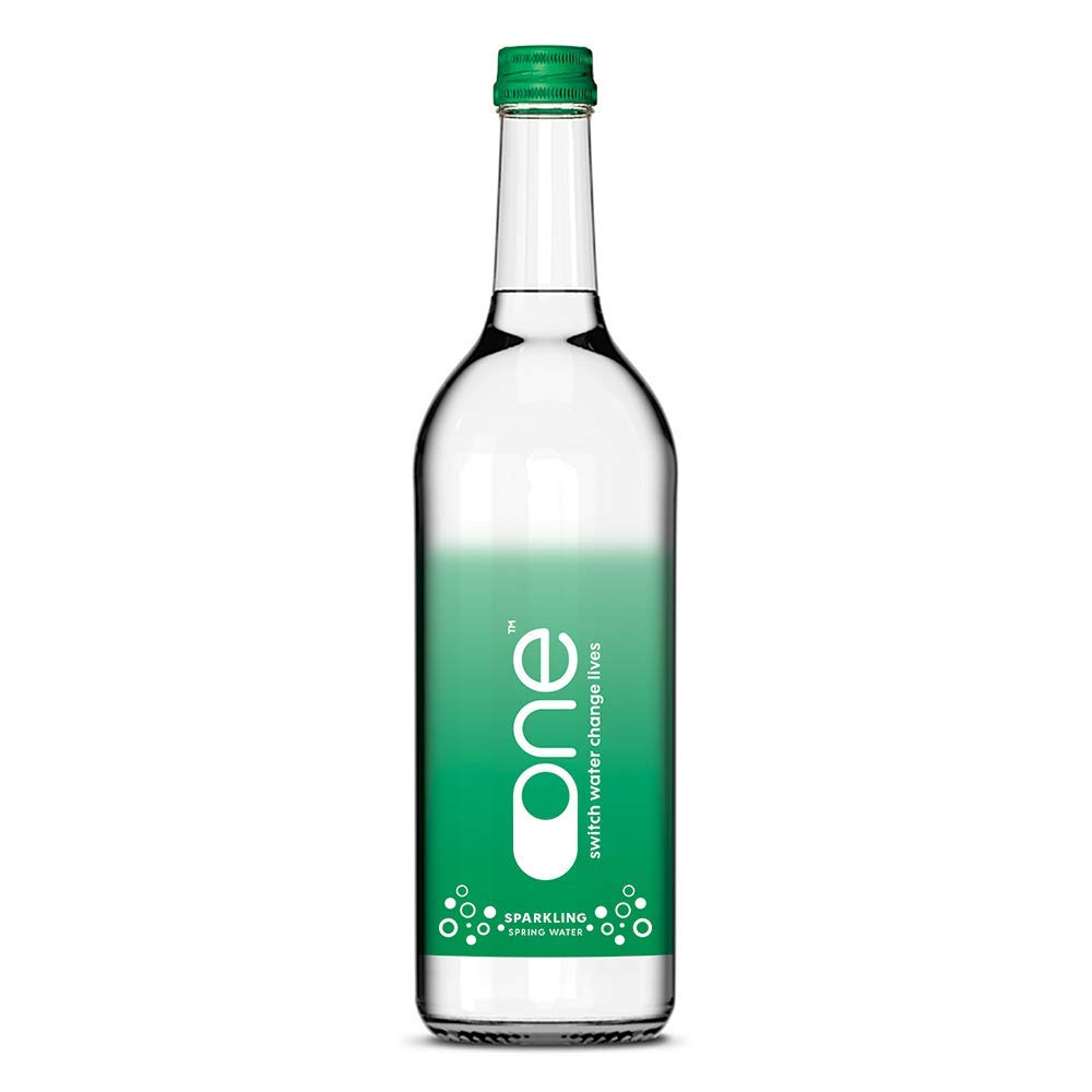 One Water Sparkling Water in Glass Bottle, 330ml x 24 Amazon.co.uk