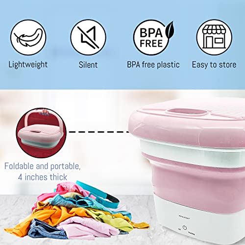 Mini Portable Washing Machine Folding Washing Machine Bucket Washer
