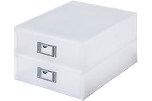 LIKE-IT Life Module A4 File Unit 2-Stage White LM-52 (Japan Import)