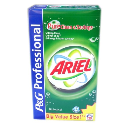 Ariel Professional Pure Clean & Savings Biological Washing Powder 120