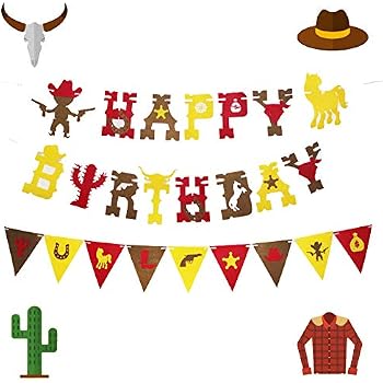 Western Party Banner, 180 X 110 Cm – Stoff-Banner Mit Saloon Design Für Cowboy-Party Deko