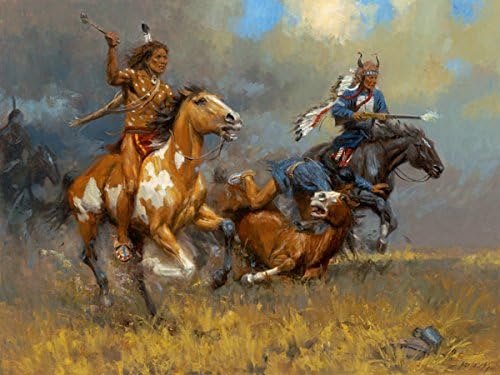 Andy Thomas - Crazy Horse at Little Big Horn Print #1/35 Artist's Proof Giclee on Canvas