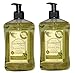 A LA MAISON French Liquid Hand Soap, Rosemary Mint - Natural Hand Wash Made with Essential Oils - Biodegradable, Plant-Based, Vegan, Cruelty-Free, Alcohol & Paraben Free (16.9 oz, 2 Pack)