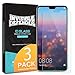 Ringke Tempered Glass Screen Protector Compatible with Huawei P20 Pro Invisible Defender 3-Pack Case Compatible Ultimate Clear Shield, High Definition Quality, 9H Hardness Technology