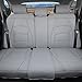 FH Group PU205013 Ultra Comfort Highest Grade Faux Leather Seat Cushions (Gray) Rear Set - Universal Fit for Cars Trucks & SUVs