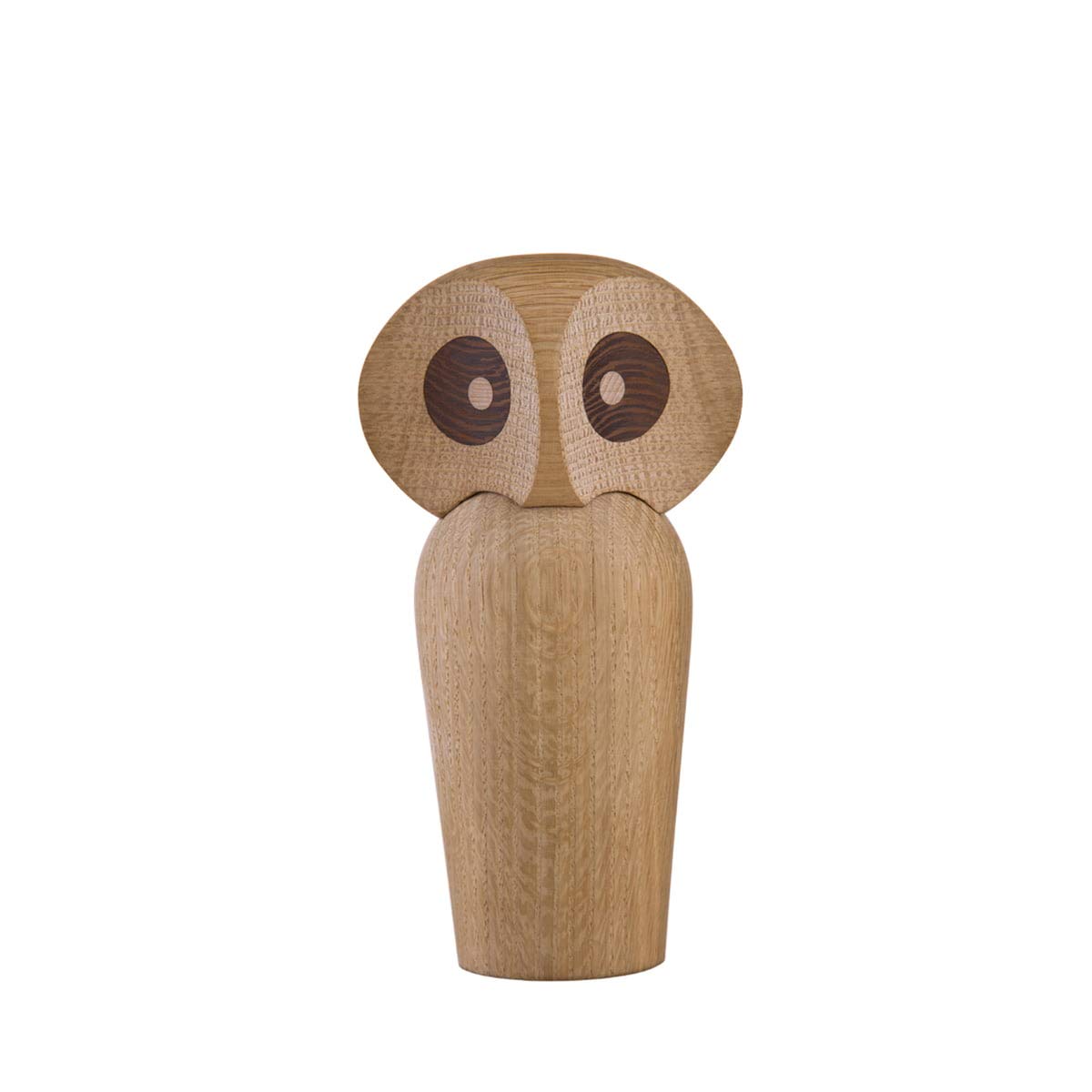ArchitectMade Owl Wooden Figurine Small natural oak/H 12cm
