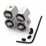 Land Rover Anti Theft Wheel Tire Metal Alloy Stem Valve Cap