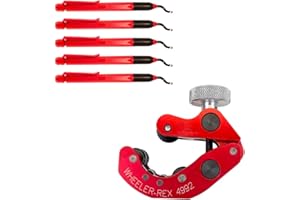 WHEELER-REX 4992RED-KIT1 - Close Quarter Tubing Cutter 1/4" - 2-3/8" w/ 5pk of Debur Tools
