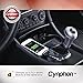 Car Phone Charger (4-Port) for the iPhone 6, 5, 5c, 5s, 4, iPad, iPod, Samsung Galaxy S3, S4 - USB Charger Cable Included - 100 % Lifetime Warranty - Cynphon JumpStart JS-5000