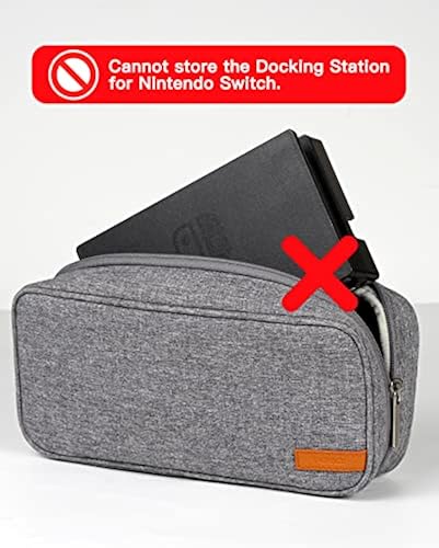 Inateck Switch Case, 360° Protective Storage Carrying Bag, Large