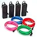 ZITRADES EL Wire 9ft, Portable Neon Lights for Parties, Halloween, Blacklight Run, DIY Decoration (15ft, Red/Green/Blue/Pink)