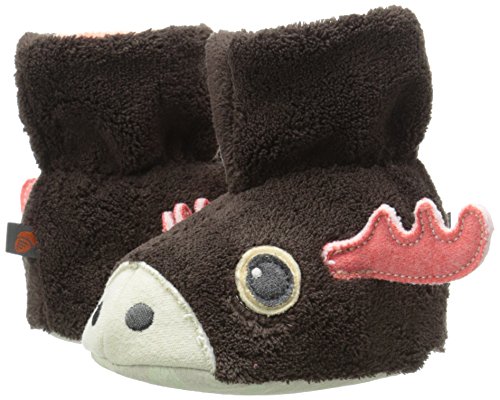 Acorn Easy Critter Kids Bootie Slipper,Moose,Toddler Small 0-6 Months