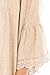 Spadehill Women Lace Open Front Kimono Cardigan 3/4 Bell Sleeve Beach Cover Up Light Orange L