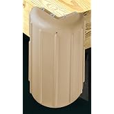 JYINCPED Dock Bumpers Dock Corner Bumpers,Marine Boat Dock Bumpers Fenders | Dock Fenders Bumpers w/ Inflatable Protection,Marine-Grade Soft Vinyl, Stainless Steel Mounting Hardware Included,8" x 16"