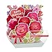 Hallmark Paper Wonder Displayable Pop Up Valentines Day Card (Flowers Valentine)
