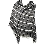 VIVIAN & VINCENT Women's Plaid Blanket Winter Scarf Warm Wrap Oversized Shawl Cape VIVIAN & VINCENT Women's Plaid Blanket Winter Scarf Warm Wrap Oversized Shawl Cape