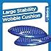 bintiva Adult Sized Stability Wobble Cushion - Large 37cm Seat/Including Free Pump/Exercise Fitness Core Balance Disc