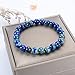 Cherry Tree Collection Gemstone Beaded Stretch Bracelet 8mm Round Beads 7