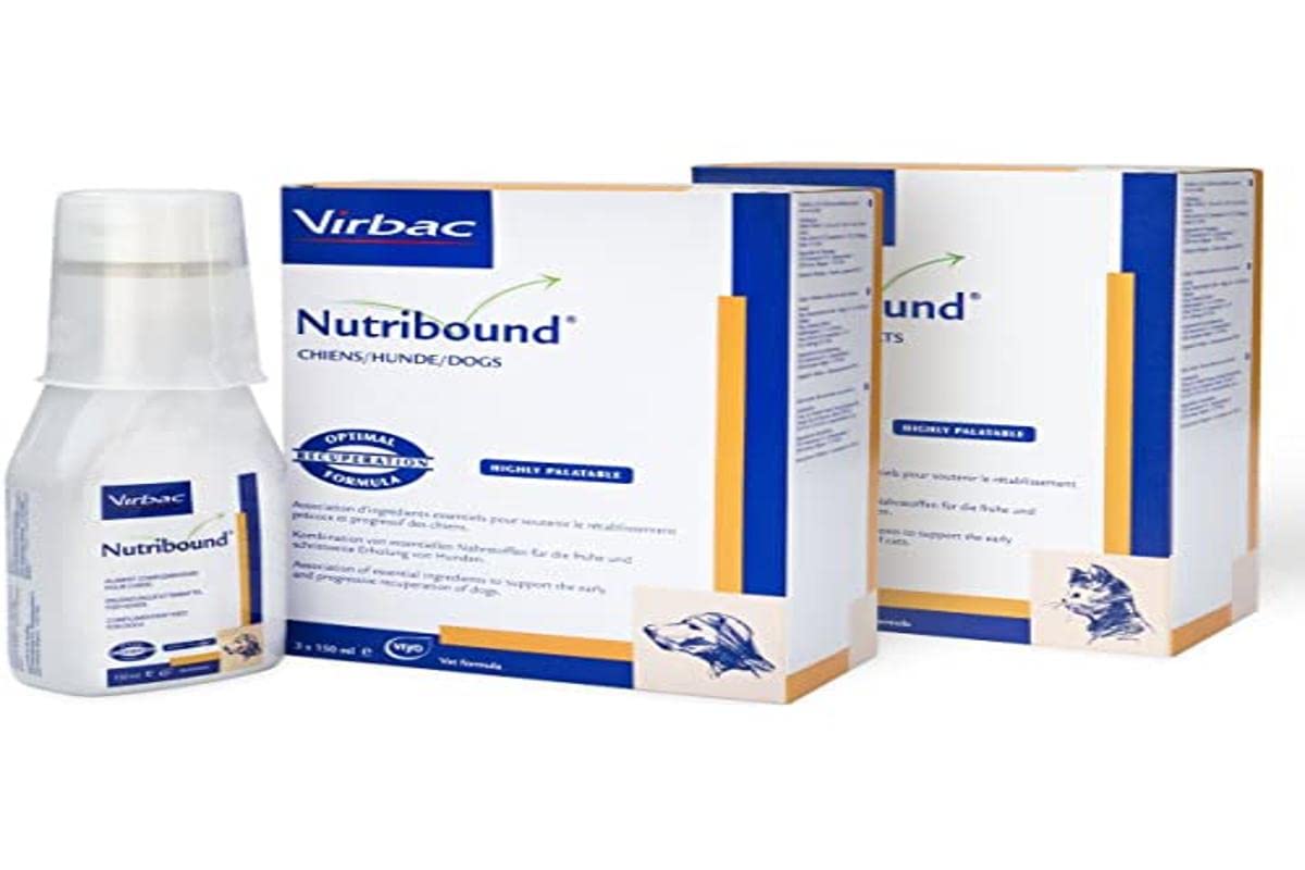 Nutribound Oral Solution for Cats and Dogs 150ml (Pack of 3) (Animal: Dog)