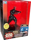Star Wars Episode 1 The Phantom Menace 12 Inch Tall Action Figure Interactive Talking Bank - DARTH MAUL with Combat Actions and Original Voice