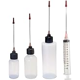 Liberty Products Plastic Squeeze Bottles 1oz, 2oz, 4oz, and 10ml all with 2" Stainless Applicators