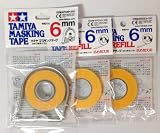 Tamiya 6mm Masking Tape with 2pcs Refill