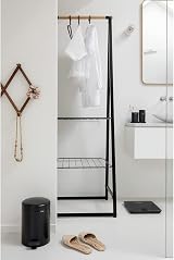Brabantia Newicon Pedal Bin 3 L Matt Black with Plastic Inner Bucket view 3