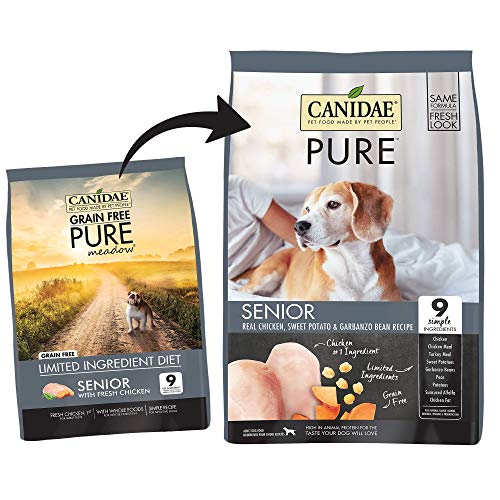 Canidae Pure Senior Recipe Limited Ingredient Grain Free Premium Dry Dog Food -